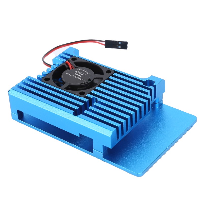 Single Fan Heat Sink CNC Protective Cover for Raspberry Pi