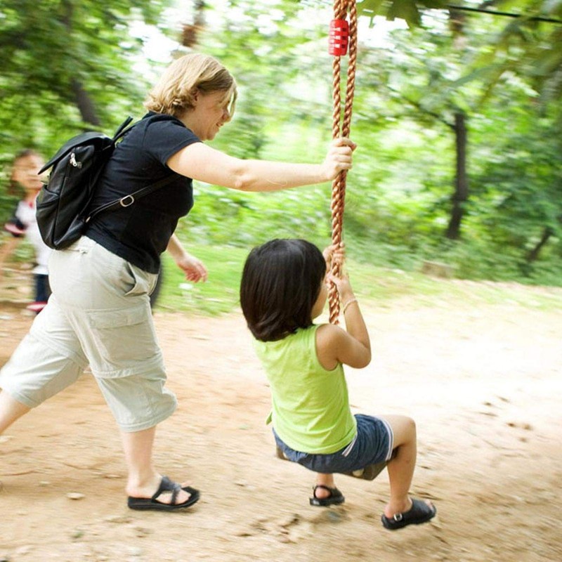 Alomejor Pack of 2 6ft Tree Hanging Strong Ropes Adjustable