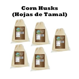 Premium Corn Husks for Tamales, Hojas de Tamal Natural 5 lbs