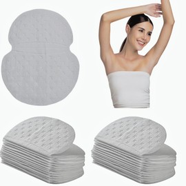 Axila Pegatinas 100 Almohadillas Para El Sudor De Las Axilas, Grandes Autoadhesivas, Cómodo Parche de Algodón que Absorbe el Sudor en Las Axilas., Almohadillas Desechables Para Absorber El Sudor