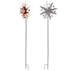 Sun Windmill Iron Weather Resistant Decorative Flower Wind Spinner with