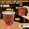 200-Pack 3 oz Disposable Espresso Cups – Small Espresso Paper