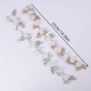 Teyglen Bridal Flower Headband Hair Vine With Crystal Pearls Floral