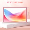 10.1''IPHONE display with built-in speakers, suitable for watching dramas, playing