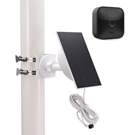 Zivif 3W Solar Panel Compatible with Blink Outdoor (3rd Gen) & Blink XT2/XT Camera, IP66 Waterproof Solar Panel Charger with 9.84ft Power Cable, USB Solar Panel Built-in Battery & Rubber Plug