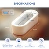 CO-Z Ultrasonic Cleaner, 360 mL Portable Washing Machine for Glasses,