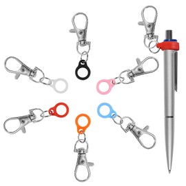 6PCS Retractable Pen Holders - Clip on Pens for Badge Reel, Perfect Pen Holder for Lanyard, Nurses, and X-ray Marker Holder