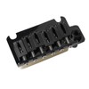OVSAL 10.5mm Electric Guitar Bridge with Stainless Steel Saddles Plate