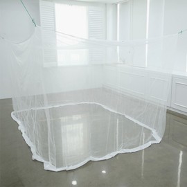 White Square Mosquito Net, Medium (1-2 Person) Made in Korea