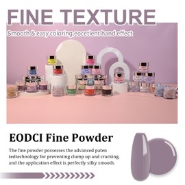 1 Oz/28g EODCI Nail Dip Powder - Brown Nude Powder Dip Nail Polish French Powder Pro Collection System Nail Art Starter Manicure Salon, Odor-Free&Long-Lasting, No Needed Nail Lamp Curing