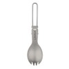 Ti Folding Spork Lightweight Outdoor Dinner Spork Flatware for Travel