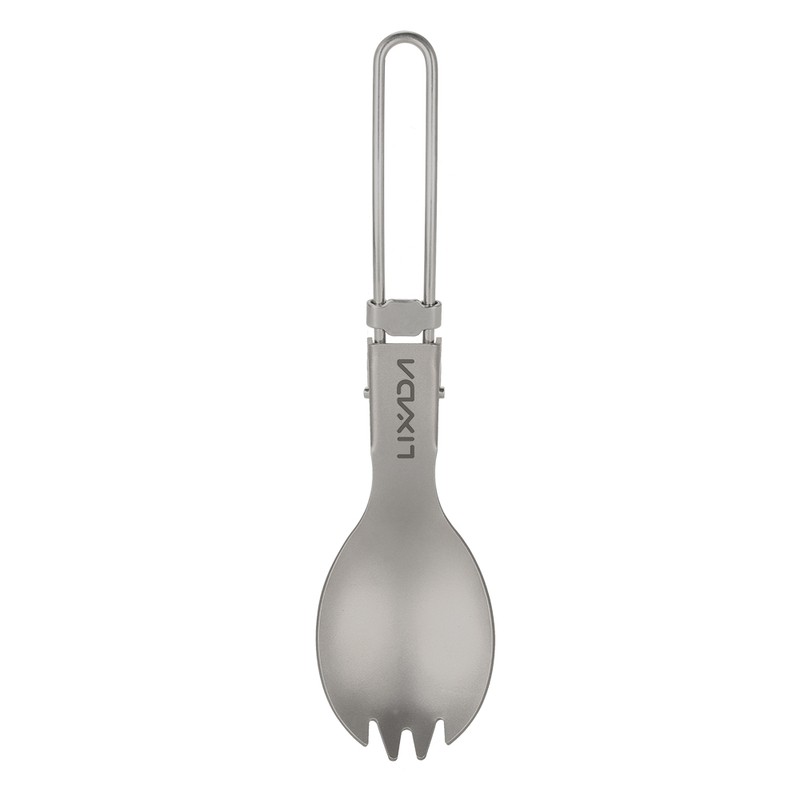 Ti Folding Spork Lightweight Outdoor Dinner Spork Flatware for Travel