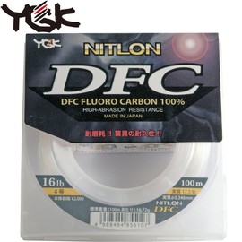 YGK Nitlon DFC Fluorocarbon 4lb 100m.