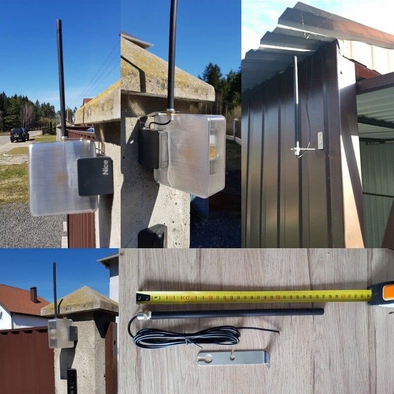 TAVICE- 433MHz/433.92MHz Booster Indoor/Outdoor Gate/Garage/Receiver Antenna 3.5dbi 2M