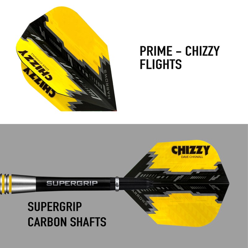 Harrows Chizzy High-Quality Alloy Darts | Steel Tip Darts Set