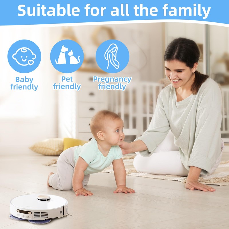 EOVWAEO 1000 ml Floor Cleaning Solution for Roborock All Serie