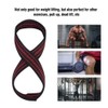 VGEBY Weight Lifting Straps Soft Nylon Figure 8 Gym Training