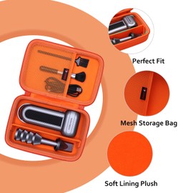 XANAD Dust Blower Case Compatible with WOLFBOX MF100 / MF50 / MF60 / MF70 / MF200 Electric Air Duster and accessories, Orange