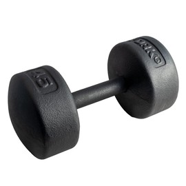 YORK Legacy Solid Round Dumbbell 45 LB, Black