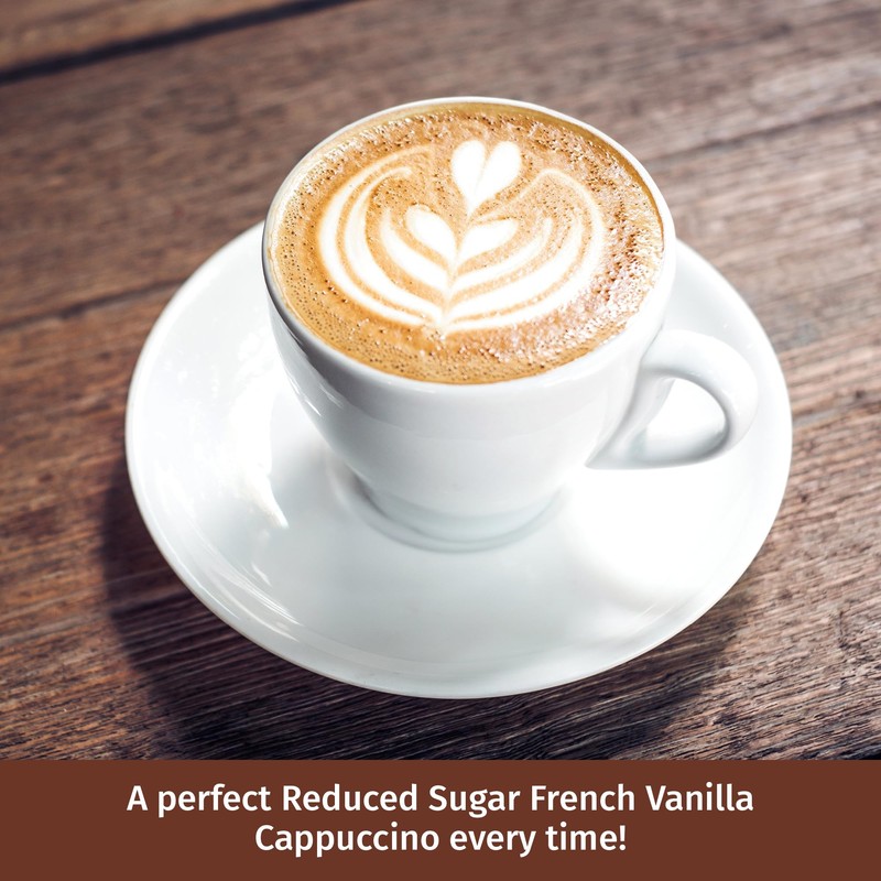 Victorian Inn Instant Cappuccino, Reduced Sugar French Vanilla, 1.4 Pound