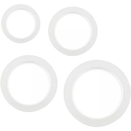MAGICLULU 10 Piezas Anillo de Silicona para Cafetera Junta de Silicona de Repuesto Suministros de Cocina Uso Tienda de Gadgets Patrón de Cuatro