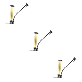 Kisangel 3pcs Bike Pump High Pressure Inflation Mini Frame to Floor Pump Air Supply for Bikes