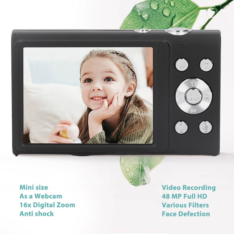 4K Digital Camera 48MP 2.8 Inch IPS HD Screen 16X