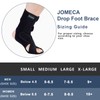 JOMECA Drop Foot Brace with Arch Support, Medical Grade Adjustable