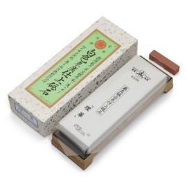 Suehiro Grit #5000 'Rika 5000 Base' Finishing Whetstone Pro Model comes with a Nagura Stone