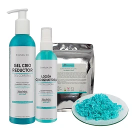B. Natural Spa Kit Vendas Frias Gel, Loción Y Sales Reductivas