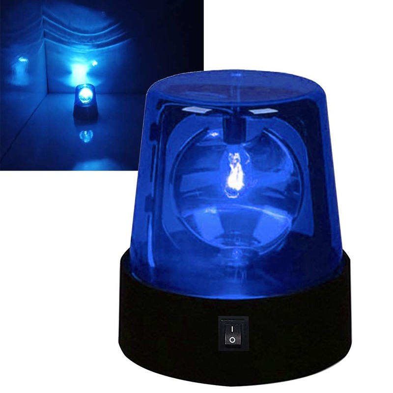 LED 360 Rotating DJ Flashing Stage Effect Battery Powered Strobe