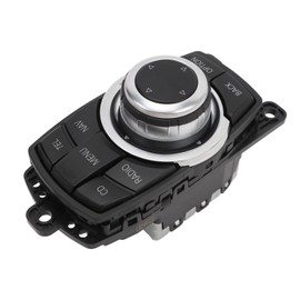 Center Console Multimedia Knob 10PIN 9206444 Media Switch Navigation Controller Mouse for 5 Series F07 GT F10 F11 2008‑2011