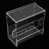 Rutin Chicken Feeder Automatic Clear Acrylic Bird Cage Feeder for