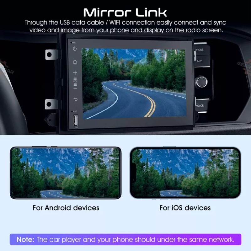 Unbranded For 2005-2009 Ford Mustang Apple Carplay Car Radio Android