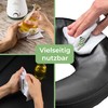 MASSAGE-EXPERT Microfibre Cloth, 22 x 15 cm, White, Skin-friendly, Soft,