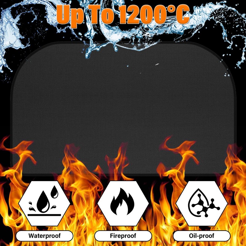 100 x 60 cm Fireproof Mat for Indoor Use, Fireproof