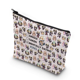 King Owl House Theme Gift Owl House TV Show Fans Zipper Pouch Makeup Bag (Dating King CA)