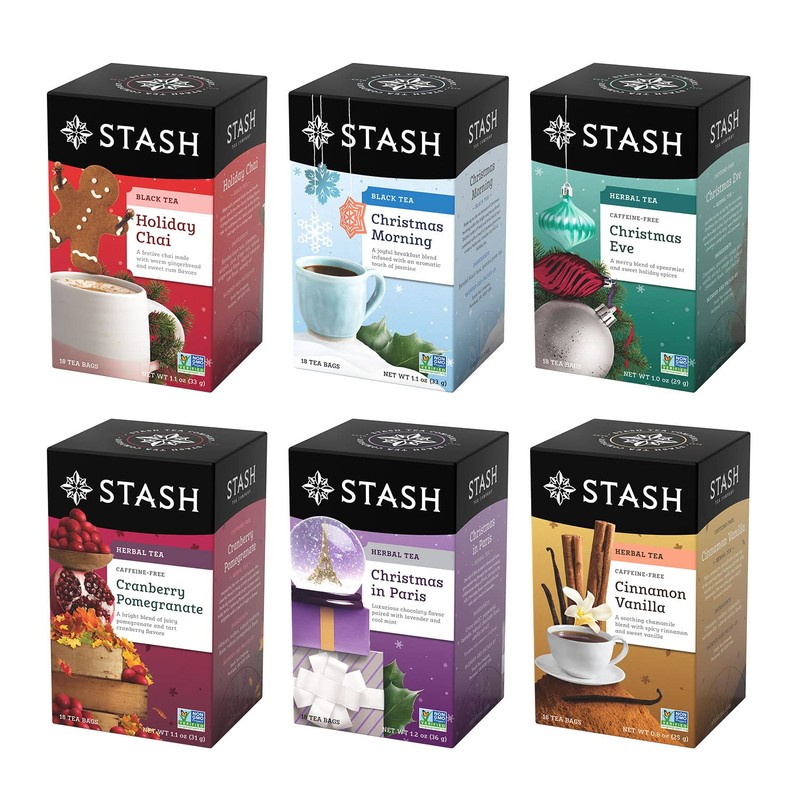Stash Tea Holidays Are Here Variety Pack Sampler Assortment -