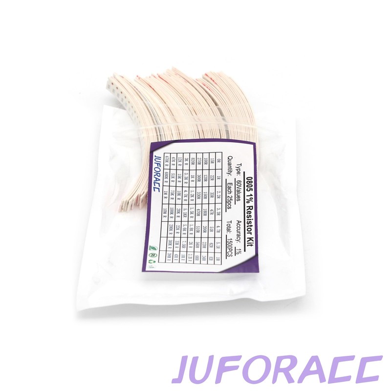 JuForAcc 0805 - Kit de resistencia SMD, 1500 unidades