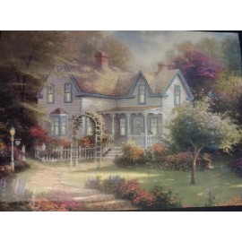 Thomas Kinkade "Home Is Where The Heart Is II" Art Fridge Magnet NEW TK-320