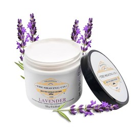 The Shaving Co Crema para Afeitar Lavanda. Lavender Shaving Cream. 130 gr. Para el ritual del afeitado disfruta de esta exquisita obra maestra. Contie