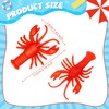 50 Pcs Lobster Toy Soft TPR Rubber Lobster Models Fake