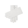 Dents Mens Buckingham Ceremonial Leather Gloves - White - Medium