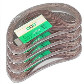 HKB® 48 Piece Fabric Sanding Belts 13 x 457 mm Grain Each 2 x 40/60/80/120/240 mm for BD 290/292, BD 280/282 E E, DN 280/282 E