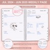 2024-2025 Planner - Weekly & Monthly Planner Runs from Jul