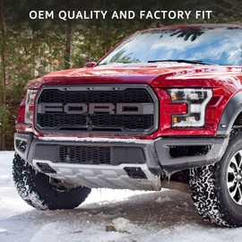 A&UTV PRO Front Bumper Guards Pads,2018 2019 2020 Bumper Cover Caps Compatible with Ford F150 Left & Right Accessories, Black 2pcs