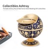 1pc Portable Ashtray Round Ball Home Hotel Wedding Gift Collectibles