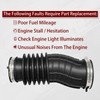 17225-5AA-A00 Engine Air Intake Hose Tube with Clamps Compatible with