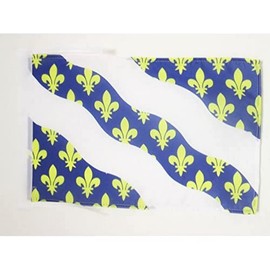 French Department of Yvelines Flag 18'' x 12'' cords - France SMALL flags 30 x 45cm - Banner 18x12 in - AZ FLAG