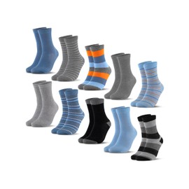 Occulto Children's Cotton Socks for Boys and Girls (8 pairs) - 35-38